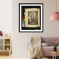 Studio portrait of models wearing traditional clothing from the province of Andrinople (Edirne), Ottoman Empire - 3, Vintage Wall Art