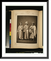 Studio portrait of models wearing traditional clothing from the province of Diarb&egrave;kir (Diyarbakir), Ottoman Empire - 3, Antique Print