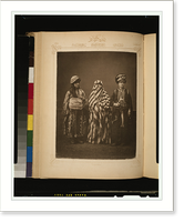 Studio portrait of models wearing traditional clothing from the province of Diarb&egrave;kir (Diyarbakir), Ottoman Empire - 4, Vintage Poster