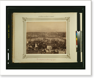 Historic Framed Print, [View of I&#x0307;stanbul and the Unkapani Bridge from the Azap Kapisi (gate)].Constantinople, Abdullah Fr&egrave;res. - 2,  17-7/8" x 21-7/8"