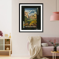 Yosemite. United Air Lines, Historic Reproduction