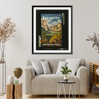 Yosemite. United Air Lines, Historic Reproduction
