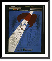 Lilli Palmer in Sarah in America, Antique Print