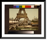 Historic Framed Print, [Eiffel Tower and general view of the grounds, Exposition Universal, 1900, Paris, France],  17-7/8" x 21-7/8"