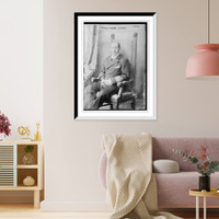 Historic Framed Print, Prince George of Greece, seated, in uniform,  17-7/8" x 21-7/8" Historic Framed Print, Prince George of Greece, seated, in uniform,  17-7/8" x 21-7/8"