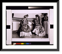 Women in traditional local dress of Juchitan, Mexico, conversing Classic, Antique Poster