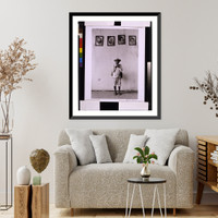 Historic Framed Print, H&eacute;roes de la patria (national heroes), Cuetzalan,  17-7/8" x 21-7/8"