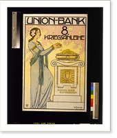Historic Framed Print, Union-bank, 8. Kriegsanleihe; durch Sieg zum Frieden.Th. Fasche.,  17-7/8" x 21-7/8"