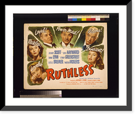 Historic Framed Print, Ruthless,  17-7/8" x 21-7/8"