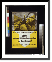 Unterstutzt die weltweite Forderung : Schluss mit den US-Bombenangriffen auf Nordvietnam!, Vintage Print
