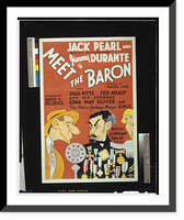 Historic Framed Print, Meet the baron,  17-7/8" x 21-7/8"