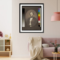 Judah P. Benjamin, Senator from Louisiana, half-length portrait, Antique Poster
