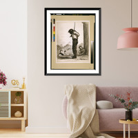 Daytona Beach, Florida. Celery worker dressed up on Sunday morning, Vintage Poster