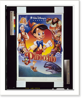Historic Framed Print, Walt Disney's classic Pinocchio"",  17-7/8" x 21-7/8"