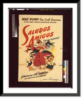 Saludos amigos (hello friends) - introducing Joe Carioca the Brazilian jitterbird, Antique Wall Art