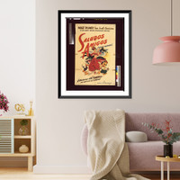 Saludos amigos (hello friends) - introducing Joe Carioca the Brazilian jitterbird, Antique Wall Art
