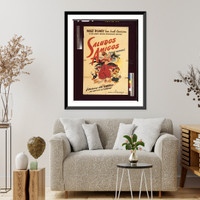 Saludos amigos (hello friends) - introducing Joe Carioca the Brazilian jitterbird, Antique Wall Art