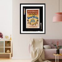 Historic Framed Print, Snow White and the seven dwarfs in the marvelous multiplane technicolor.,  17-7/8" x 21-7/8"