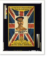 Historic Framed Print, Are you one of Kitchener's own?,  17-7/8" x 21-7/8"