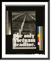 Historic Framed Print, Our only Vietnam deadline,  17-7/8" x 21-7/8"