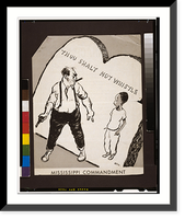 Mississippi commandment - thou shalt not whistle.Ztre, Antique Wall Art