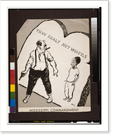 Mississippi commandment - thou shalt not whistle.Ztre, Antique Wall Art
