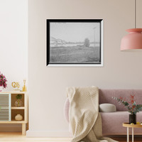 Historic Framed Print, New steel bridge at Glasgow, Mo.,  17-7/8" x 21-7/8"