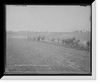 Historic Framed Print, Excavating for new reservoir at Slater, Mo. - 2,  17-7/8" x 21-7/8"