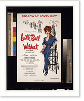 Historic Framed Print, Lucille Ball lin Wildcat.Morrow.,  17-7/8" x 21-7/8"