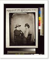 Walt Whitman & his rebel soldier friend Pete Doyle, Washington, D.C., 1865 - 2, Vintage Poster