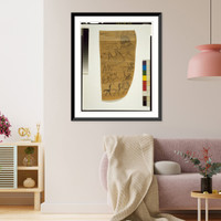 Historic Framed Print, [Design study for lounge chair, with sketches of various chairs],  17-7/8" x 21-7/8"