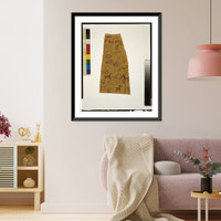 Historic Framed Print, [Early concept sketch for lounge chair, with sketches of various chairs and tables],  17-7/8" x 21-7/8"