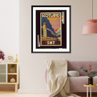 Scotland by S.M.T..Jack Peacock, Antique Print