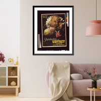 Historic Framed Print, Beauty and the beast,  17-7/8" x 21-7/8"