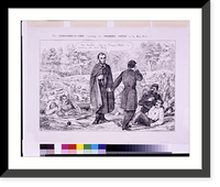 Historic Framed Print, The Commander-in-Chief conciliating the soldier's votes on the battle field - 2,  17-7/8" x 21-7/8"
