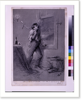 His attempt at suicide, - not due to remorse but J.J..Th. Nast, Antique Wall Art