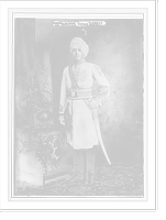 Historic Framed Print, Maharajkumar Victor Narayan, standing,  17-7/8" x 21-7/8"