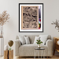 Historic Framed Print, Motor City comics. No. 2, Lenore Goldberg and her girl commandos,  17-7/8" x 21-7/8"