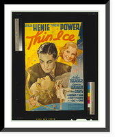Historic Framed Print, Thin ice,  17-7/8" x 21-7/8"