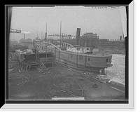 Great Lakes Engineering Works, Ecorse, Mich. - 19, Vintage Print