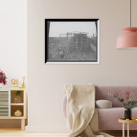On roof of home for blind - 2, Historic Print