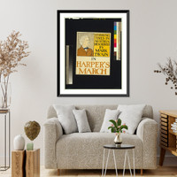 Stirring times in Austria described by Mark Twain in Harper's March, Antique Poster