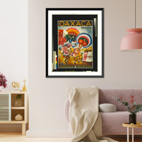 Historic Framed Print, Oaxaca - Mexico.Covarrubias.,  17-7/8" x 21-7/8"