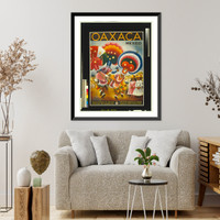 Historic Framed Print, Oaxaca - Mexico.Covarrubias.,  17-7/8" x 21-7/8"