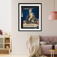 Historic Framed Print, Liberated but not free from want,  17-7/8" x 21-7/8"