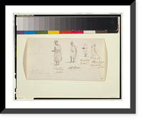 Planting corn. Old driver. Planting corn. House Negro digging corn holes, Historic Print