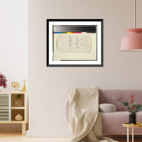 Planting corn. Old driver. Planting corn. House Negro digging corn holes, Historic Print