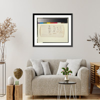 Planting corn. Old driver. Planting corn. House Negro digging corn holes, Historic Print