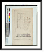 Automobile service station for Sinclair Oil Refining Co. Plan and elevation.A.B.H, Antique Print
