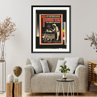 Historic Framed Print, Thurston the great magician the wonder show of the universe. - 6,  17-7/8" x 21-7/8"